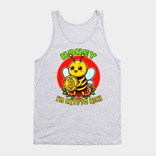 Bitcoin bee for rich people Tank Top